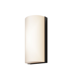 Badd Rounded Outdoor Flush Wall Lamp Graphite 3000K 700lm IP54-1