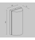 Badd Rounded Outdoor Flush Wall Lamp Graphite 3000K 700lm IP54-3