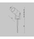 Bern Outdoor Spike White 3000K 300lm IP65-3