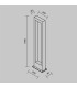 Bonn 100cm Outdoor Bollard Graphite 3000K 550lm IP65-3