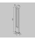 Bonn 150cm Outdoor Bollard Graphite 3000K 1000lm IP65-3