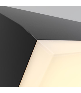 Brick 9x18cm Outdoor Wall Down Lamp Graphite 3000K 1100lm IP54-2
