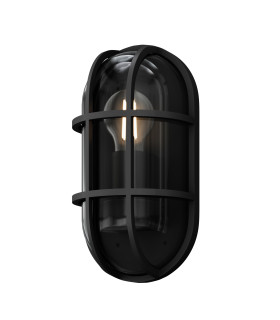 Candle 27cm Outdoor Flush Wall Lamp Graphite IP65 1xE27-1