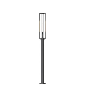 Cell 220cm Outdoor Bollard Graphite IP54 1xE27-1