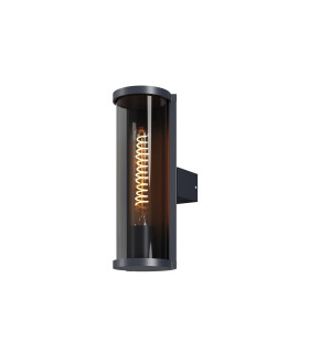 Conf Outdoor Wall Lantern Graphite IP54 1xE27-1