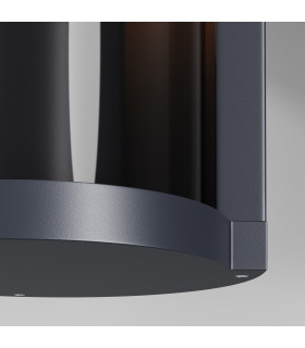 Conf Outdoor Wall Lantern Graphite IP54 1xE27-2