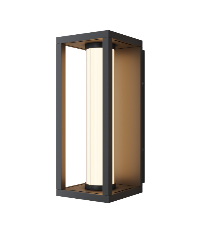 Expo Outdoor Wall Lantern Black 3000K 650lm IP54-1