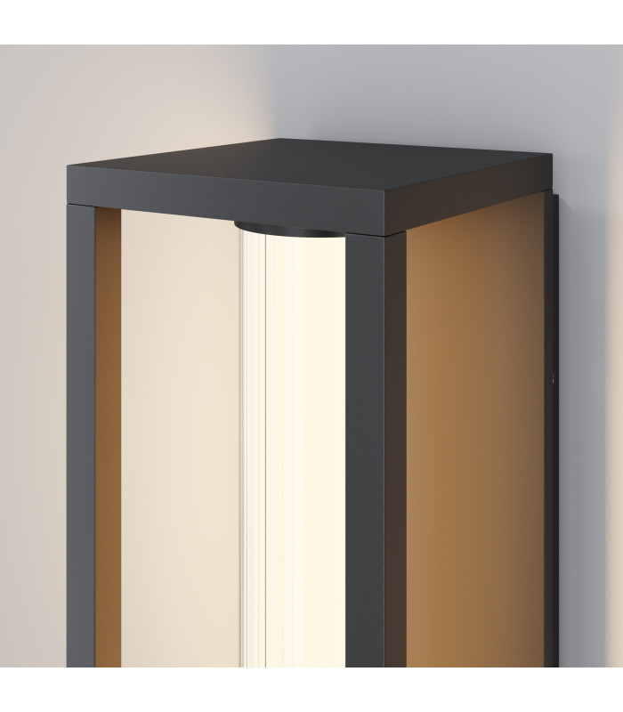 Expo Outdoor Wall Lantern Black 3000K 650lm IP54-2