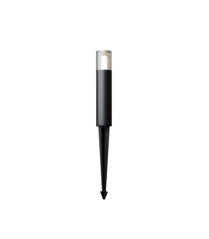 Glide 37cm Outdoor Spike Graphite IP54 1xG9-1