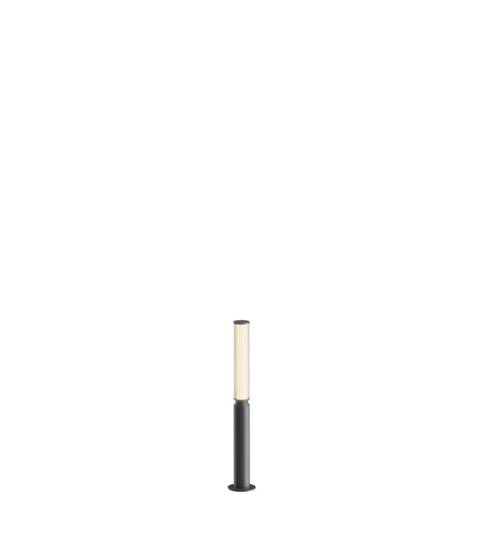 Lit Outdoor Pedestal Light Graphite 3000K 750lm IP65-1