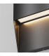 Mane Square Outdoor Flush Wall Lamp Black 3000K 100lm IP54-2