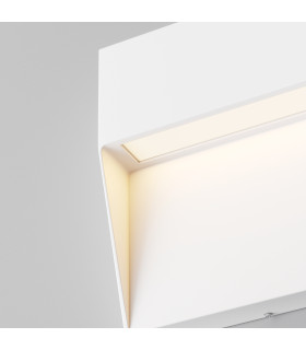 Mane Square Outdoor Flush Wall Lamp White 3000K 100lm IP54-2