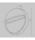 Mane Round Outdoor Flush Wall Lamp Black 3000K 100lm IP54-3