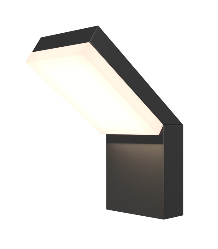 Paso Outdoor Wall Down Lamp Black 3000K 865lm IP54-1