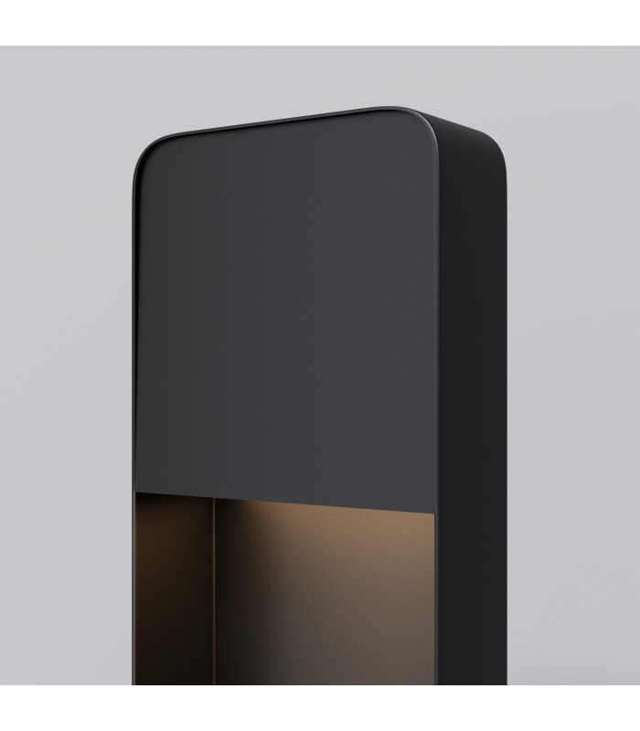 Porte Outdoor Bollard Black 3000K 250lm IP54-2