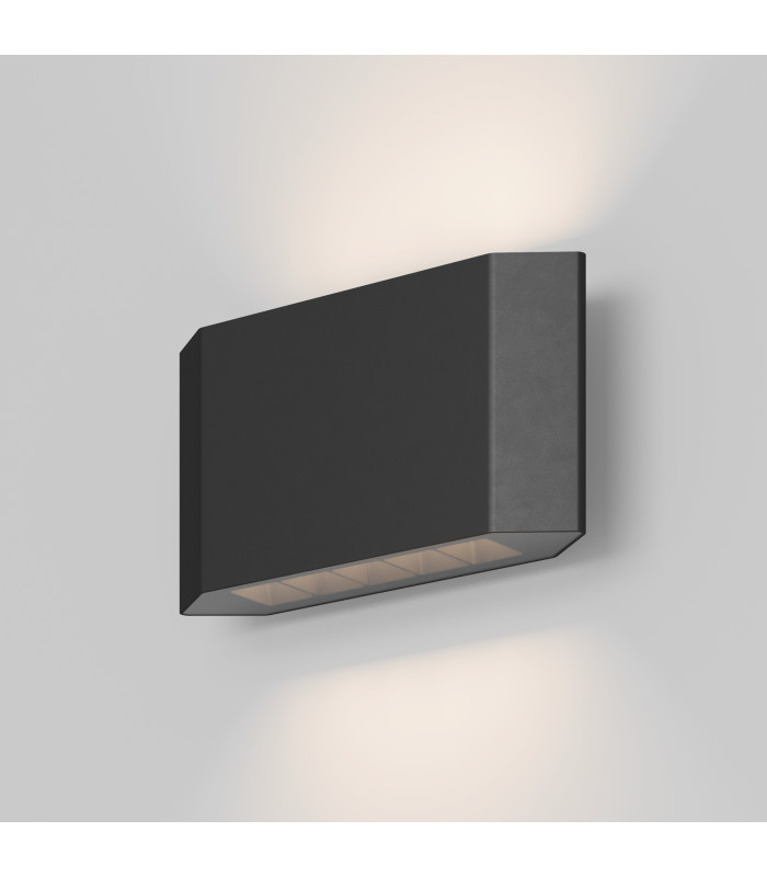 Pull Outdoor Up Down Wall Lamp Graphite 3000K 400lm IP54-1