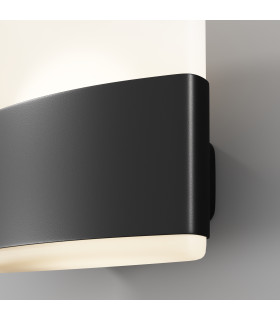 Rom Outdoor Modern Wall Lamp Graphite 3000K 800lm IP54-2