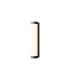Rounge 30cm Outdoor Flush Wall Lamp Black 3000K 600lm IP54-1