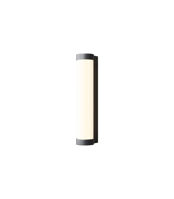 Rounge 30cm Outdoor Flush Wall Lamp Black 3000K 600lm IP54-1