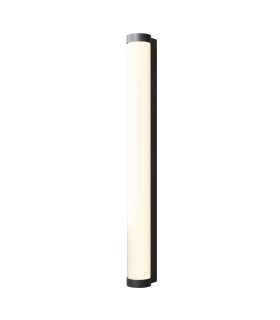 Rounge 50cm Outdoor Flush Wall Lamp Black 3000K 800lm IP54-1