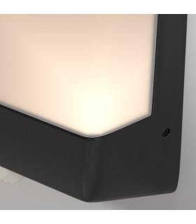 Row Outdoor Flush Wall Lamp Graphite 3000K 500lm IP44-2