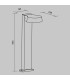 Share Outdoor Bollard Graphite 3000K 1100lm IP54-3