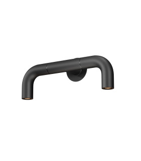 Sleek Twin Outdoor Modern Wall Lamp Graphite 3000K 300lm IP65-1