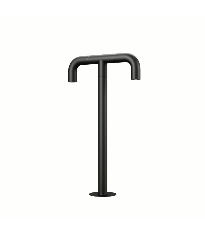 Sleek Twin Outdoor Bollard Graphite 3000K 300lm IP65-1