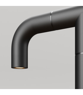 Sleek Twin Outdoor Bollard Graphite 3000K 300lm IP65-2