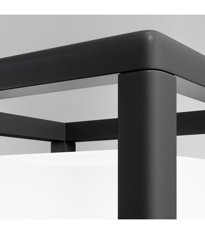 Trim Largecm Outdoor Pedestal Light Graphite IP65 1xE27-2