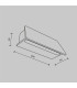 Trupp 20cm Outdoor Wall Down Lamp Graphite 3000K 300lm IP54-3