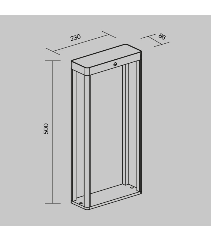 Pir Outdoor Bollard Graphite 3000K 150lm IP54-3