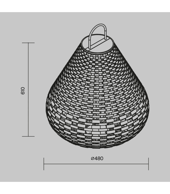 Plet 60cm Outdoor Lighting Black 3000K 50lm IP65-3