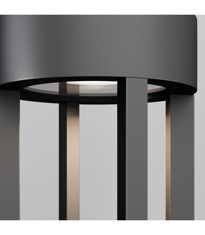 Vint Outdoor Bollard Graphite 3000K 450lm IP65-2