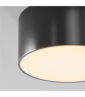 Zon Ip 12cm Outdoor Surface Mounted Downlight Black 3000K 900lm IP65-2