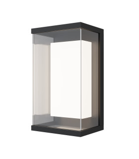 Baker Street Outdoor Modern Wall Lamp Black 3000K 420lm IP65-1