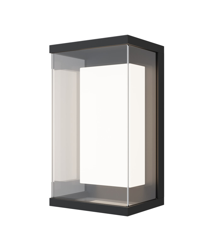 Baker Street Outdoor Modern Wall Lamp Black 3000K 420lm IP65-1