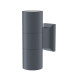 Bowery Outdoor Up Down Wall Lamp Grey IP54 2xGU10-1