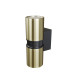 Bowery Outdoor Up Down Wall Lamp Brass IP54 2xGU10-1