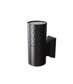 Bowery Outdoor Up Down Wall Lamp Black IP54 1xGU10-1