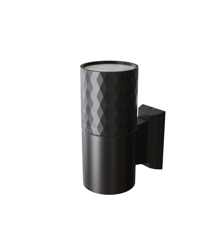 Bowery Outdoor Up Down Wall Lamp Black IP54 1xGU10-1