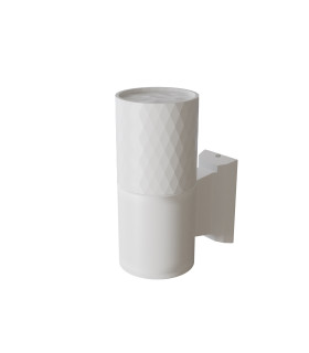 Bowery Outdoor Up Down Wall Lamp White IP54 1xGU10-1