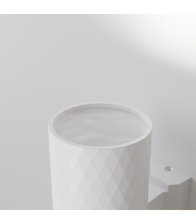 Bowery Outdoor Up Down Wall Lamp White IP54 1xGU10-2
