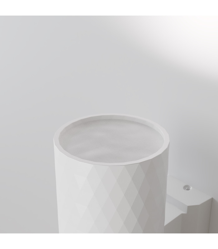 Bowery Outdoor Up Down Wall Lamp White IP54 1xGU10-2
