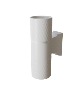 Bowery Outdoor Up Down Wall Lamp White IP54 2xGU10-1