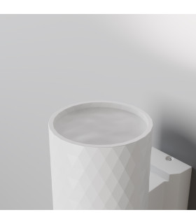Bowery Outdoor Up Down Wall Lamp White IP54 2xGU10-2