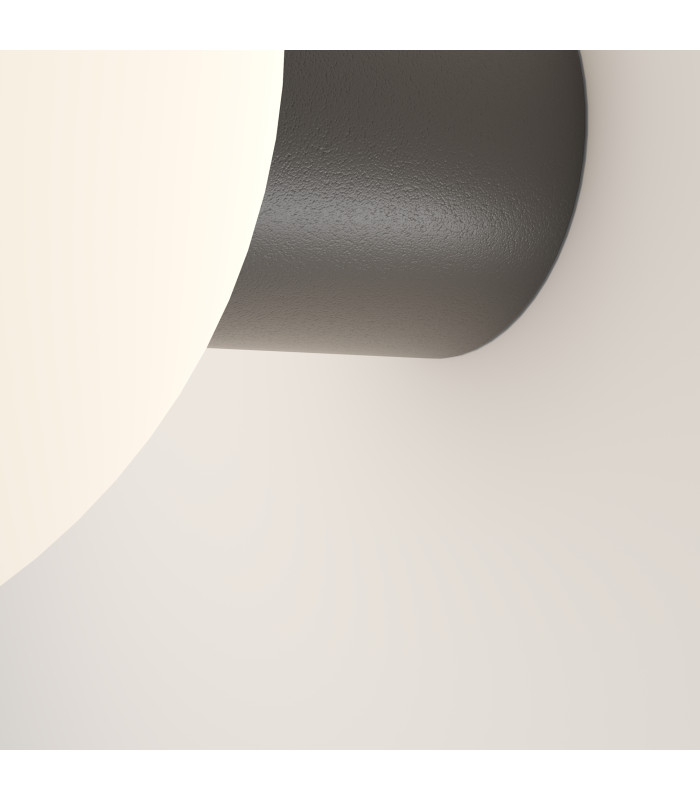 Bold I Outdoor Globe Wall Lamp Black IP54 1xE27-2