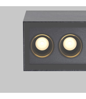 Ares 15cm Outdoor Surface Mounted Downlight Graphite 3000K 700lm IP54-2
