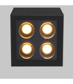 Ares 7.5cm Outdoor Surface Mounted Downlight Graphite 3000K 500lm IP54-2