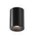 Zoom 11.5cm Round Outdoor Surface Mounted Downlight Black IP65 1xGU10-1